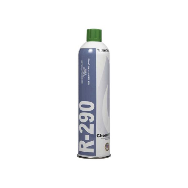 R290 Refrigerant Gas - 13.1 oz Can | High-Purity Propane for Commercial Refrigerators and Freezers